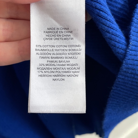 Lauren by Ralph Lauren Royal Blue Women's Sweater 2X excellent used condition - Picture 5 of 6